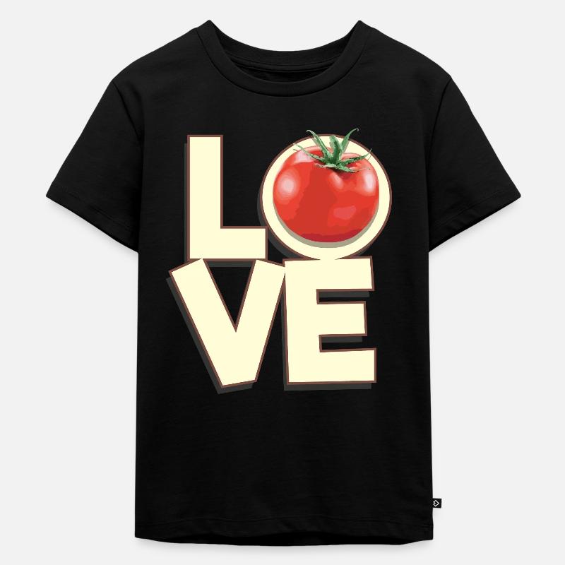 Tomate d'amour - T-shirt Premium bio Enfant - noir