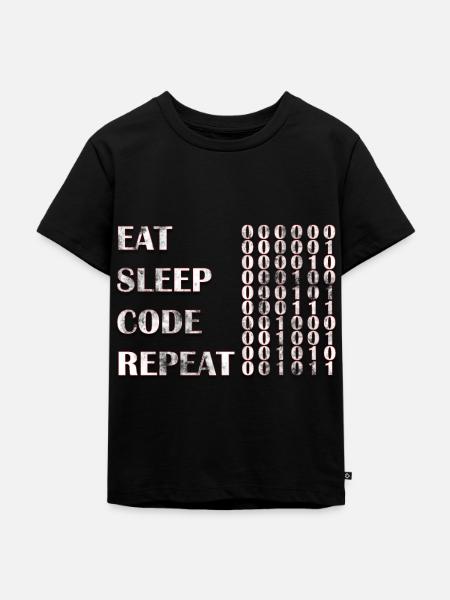 computer programmierer - Kinder Premium Bio T-Shirt - Schwarz