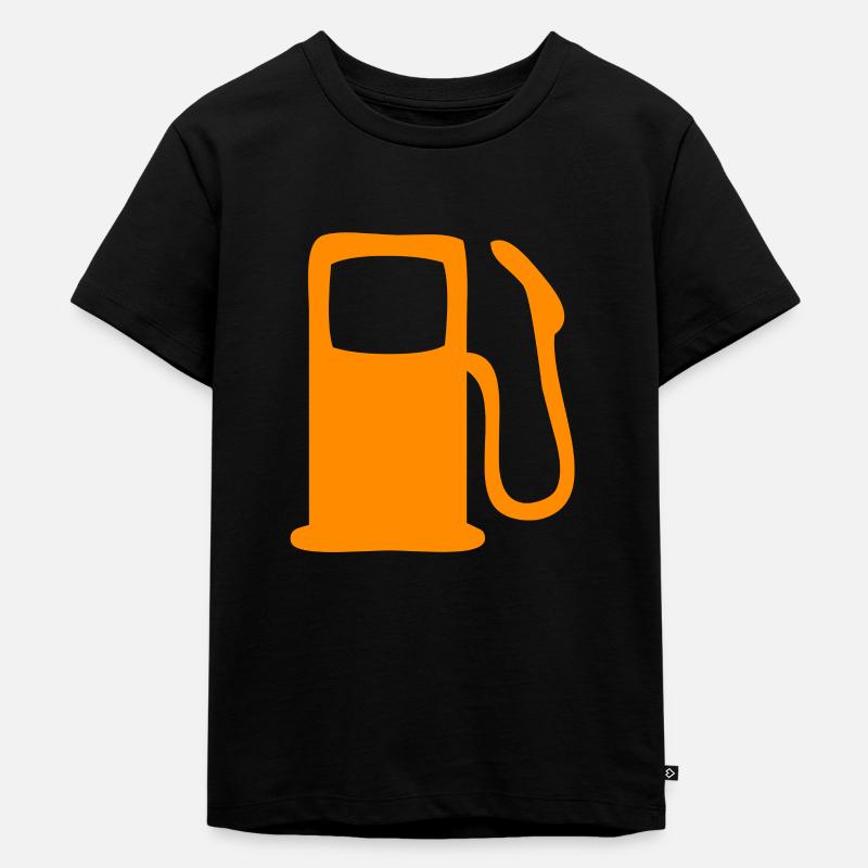 Eine tolle Zapfsäule - Kinder Premium Bio T-Shirt - Schwarz