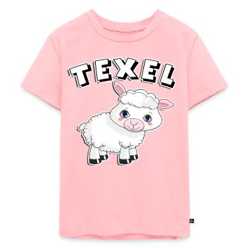 texel schaf t-shirt insel Holland tshirt lamm - Kinder Premium Bio T-Shirt - Rosa - Vorne - AI Model Kid Female (0cm)