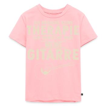 Akustik Gitarre Gitarrist - Kinder Premium Bio T-Shirt - Rosa - Vorne - AI Model Kid Female (0cm)
