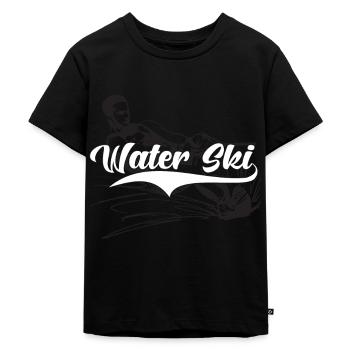 Ski nautique - T-shirt Premium bio Enfant - noir - Devant - Mikhail (115cm)