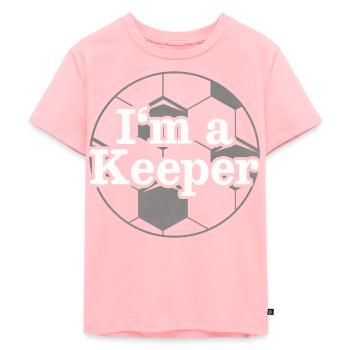 Torwart Torhüter - Kinder Premium Bio T-Shirt - Rosa - Vorne - AI Model Kid Female (0cm)