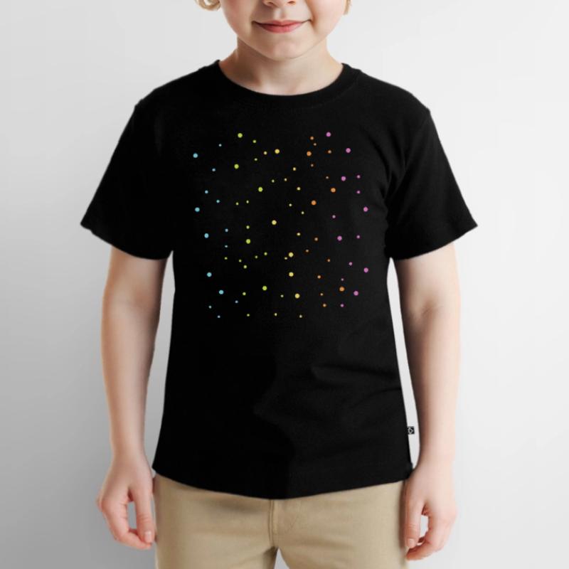 Rainbow dots pattern gift idea Kids Premium Organic T-Shirt