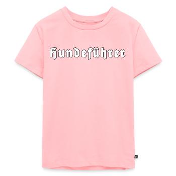 Maître-chien - T-shirt Premium bio Enfant - rose - Devant - AI Model Kid Female (0cm)
