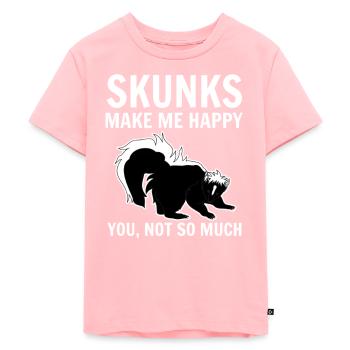 skunk - Kids Premium Organic T-Shirt - rose - Front - AI Model Kid Female (0cm)