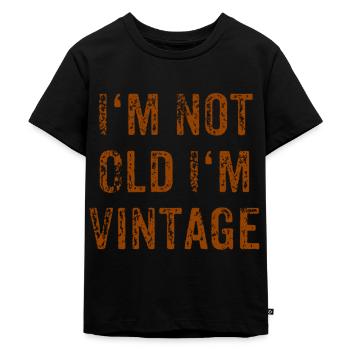 Oldschool Vintage Style rétro tendance de la mode - T-shirt Premium bio Enfant - noir - Devant - Mikhail (115cm)