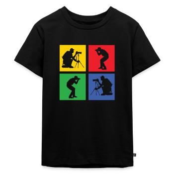 fotografía - Camiseta ecológica prémium para niños - negro - delante - Mikhail (115cm)