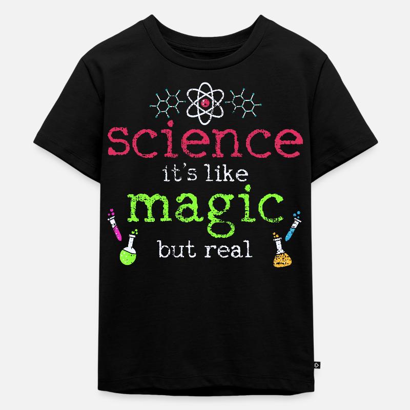 Science science science - Kids Premium Organic T-Shirt - black