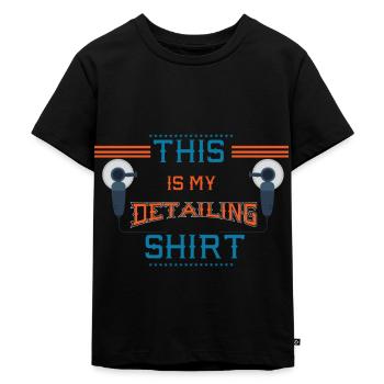 Car Detailing Car Wash Polishing Vessier - T-shirt Premium bio Enfant - noir - Devant - Mikhail (115cm)