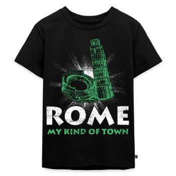 Rome - T-shirt Premium bio Enfant - noir - Devant - Mikhail (115cm)