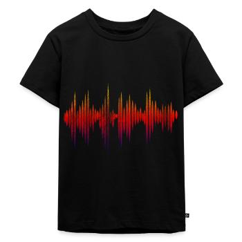 music - Kids Premium Organic T-Shirt - black - Front - Mikhail (115cm)