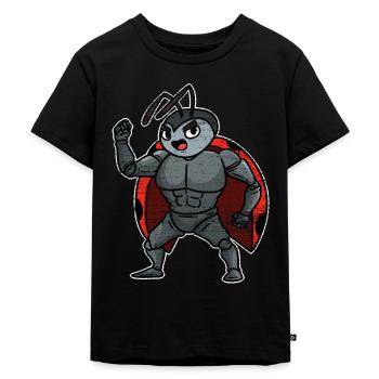 Marienkäfer - Kinder Premium Bio T-Shirt - Schwarz - Vorne - Mikhail (115cm)