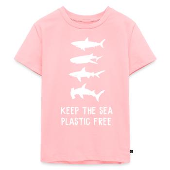 Environment, Climate Protection | design - Kids Premium Organic T-Shirt - rose - Front - AI Model Kid Female (0cm)