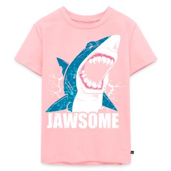 Hai Haifisch - Kinder Premium Bio T-Shirt - Rosa - Vorne - AI Model Kid Female (0cm)