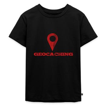 Geocaching - T-shirt Premium bio Enfant - noir - Devant - Mikhail (115cm)