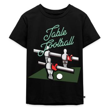 football de table - T-shirt Premium bio Enfant - noir - Devant - Mikhail (115cm)