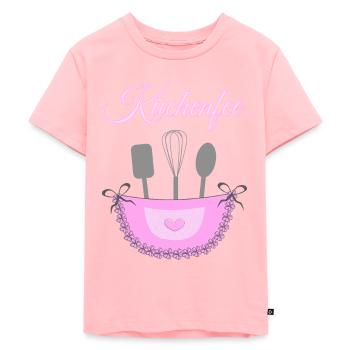 Koch Küchenchef Köchin Bäckerin Geschenk - Kinder Premium Bio T-Shirt - Rosa - Vorne - AI Model Kid Female (0cm)
