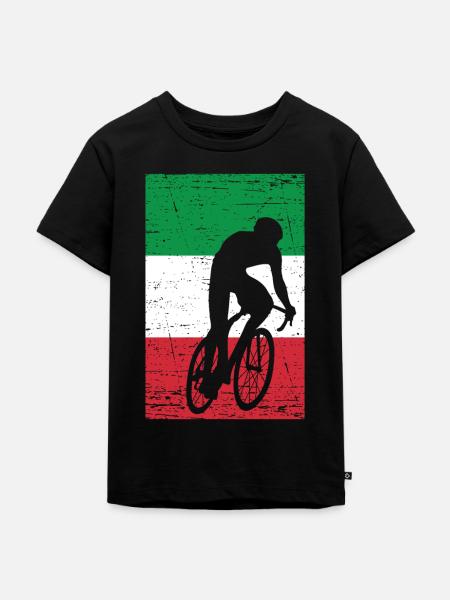 Fahrrad - Kinder Premium Bio T-Shirt - Schwarz