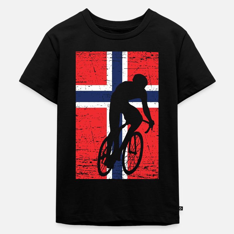 Fahrrad - Kinder Premium Bio T-Shirt - Schwarz