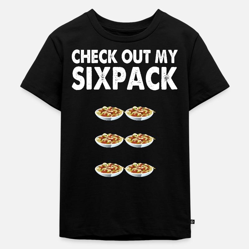 Pâtes Sixpack - T-shirt Premium bio Enfant - noir