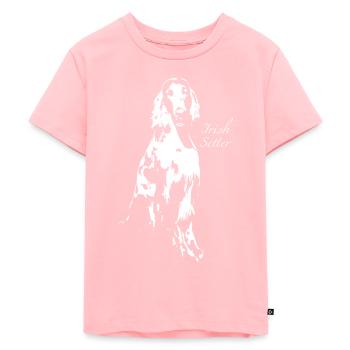 Irish setter - Kids Premium Organic T-Shirt - rose - Front - AI Model Kid Female (0cm)