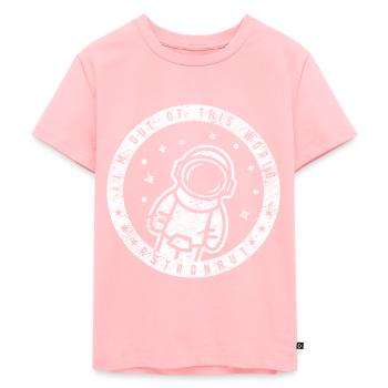 Astronaut - Kinder Premium Bio T-Shirt - Rosa - Vorne - AI Model Kid Female (0cm)