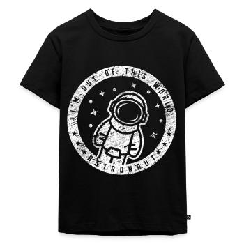 Astronaut - Kinder Premium Bio T-Shirt - Schwarz - Vorne - Mikhail (115cm)
