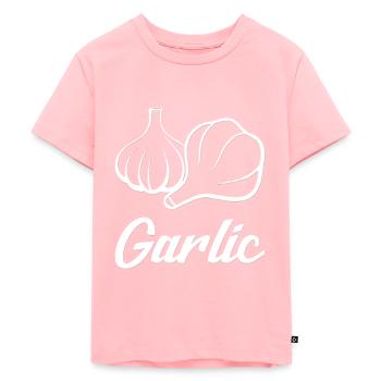 Tubercules à l'ail - T-shirt Premium bio Enfant - rose - Devant - AI Model Kid Female (0cm)