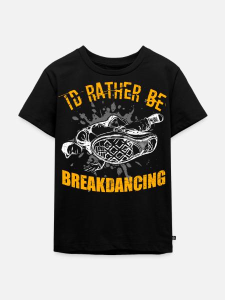 Breakdancing - Kinder Premium Bio T-Shirt - Schwarz