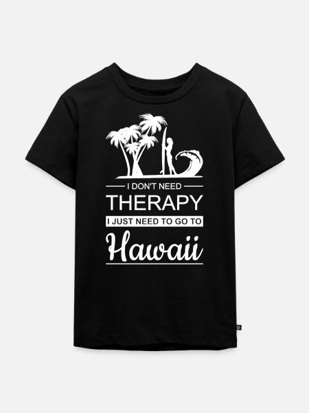 Hawaii - Kinder Premium Bio T-Shirt - Schwarz