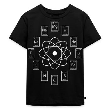Periodic table - Kids Premium Organic T-Shirt - black - Front - Mikhail (115cm)