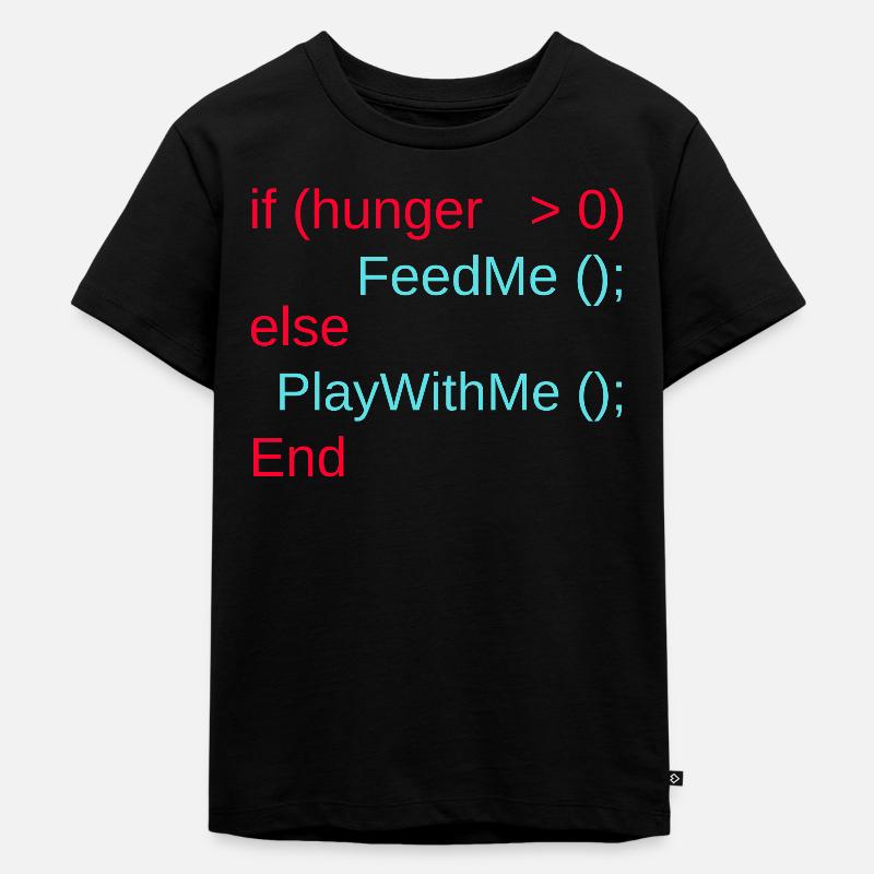 Drôle cadeau programmeur bébé nerds - T-shirt Premium bio Enfant - noir