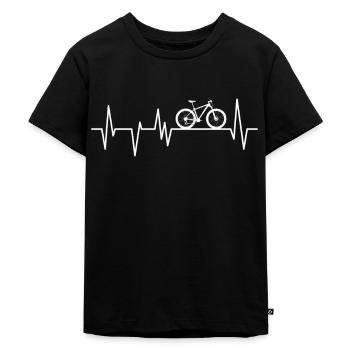 Radsport - Kinder Premium Bio T-Shirt - Schwarz - Vorne - Mikhail (115cm)