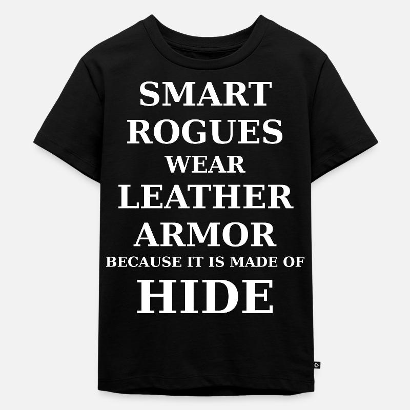 Smart Rogues - Kinder Premium Bio T-Shirt - Schwarz