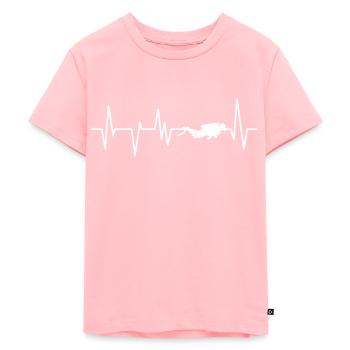 diving - Kids Premium Organic T-Shirt - rose - Front - AI Model Kid Female (0cm)