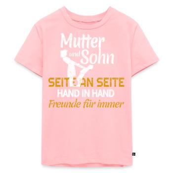 Mère et fils amis pour la vie - T-shirt Premium bio Enfant - rose - Devant - AI Model Kid Female (0cm)
