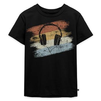 Music - Kids Premium Organic T-Shirt - black - Front - Mikhail (115cm)