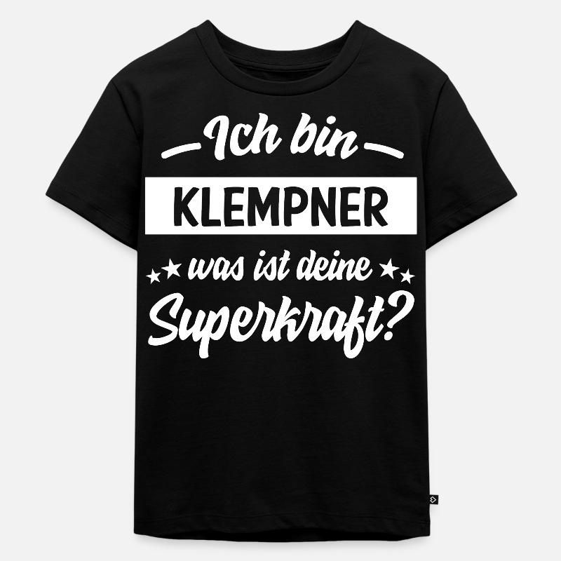 Plombier - T-shirt Premium bio Enfant - noir