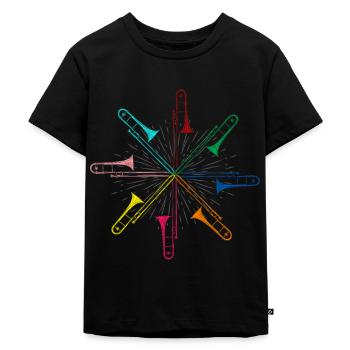 Son de trombone - T-shirt Premium bio Enfant - noir - Devant - Mikhail (115cm)