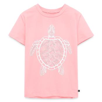 Tortue - T-shirt Premium bio Enfant - rose - Devant - AI Model Kid Female (0cm)