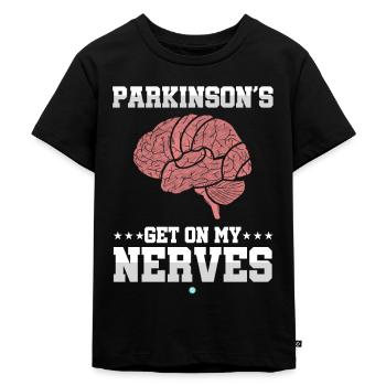 Parkinson Get on my Nerves Cadeau - T-shirt Premium bio Enfant - noir - Devant - Mikhail (115cm)