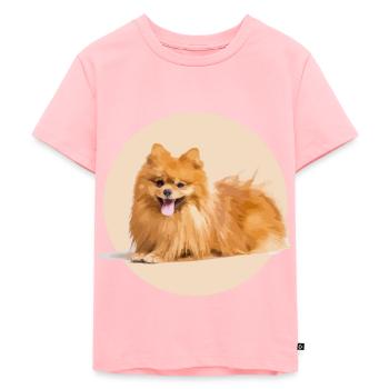 Spitz Rouge - T-shirt Premium bio Enfant - rose - Devant - AI Model Kid Female (0cm)