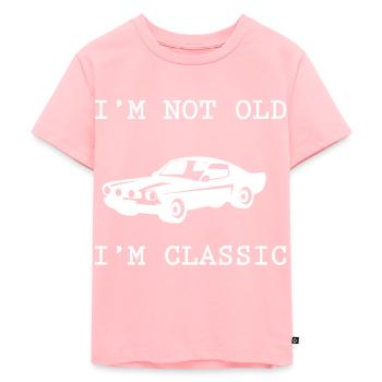 Classic Car - Kinder Premium Bio T-Shirt - Rosa - Vorne - AI Model Kid Female (0cm)