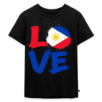 Philippines - T-shirt Premium bio Enfant - noir - Devant - Mikhail (115cm)