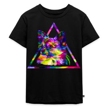 Chihuahua - Kinder Premium Bio T-Shirt - Schwarz - Vorne - Mikhail (115cm)