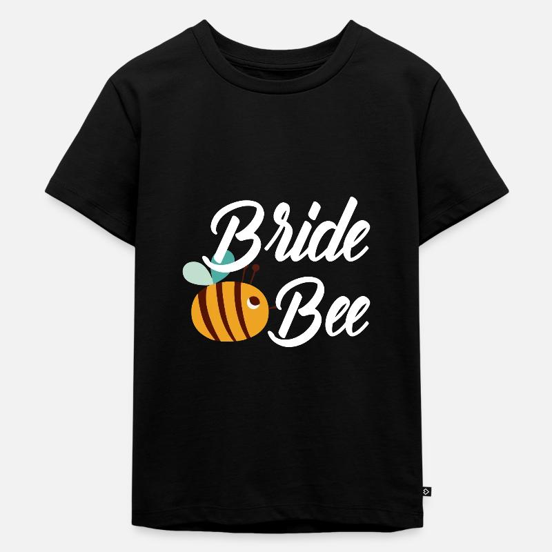 Hochzeit Braut Bräutigam Geschenk - Kinder Premium Bio T-Shirt - Schwarz