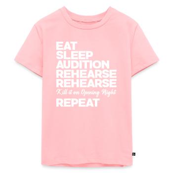 théâtre - T-shirt Premium bio Enfant - rose - Devant - AI Model Kid Female (0cm)
