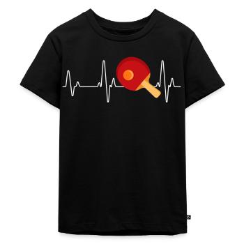 tennis de table - T-shirt Premium bio Enfant - noir - Devant - Mikhail (115cm)