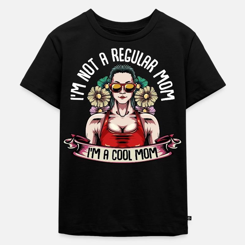 Mutter - Kinder Premium Bio T-Shirt - Schwarz